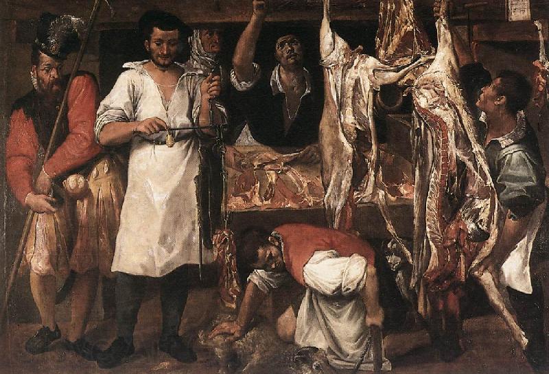 CARRACCI, Annibale Butcher's Shop